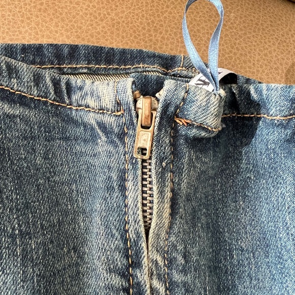 NWT Zara Denim Strapless Top - Picture 7 of 7